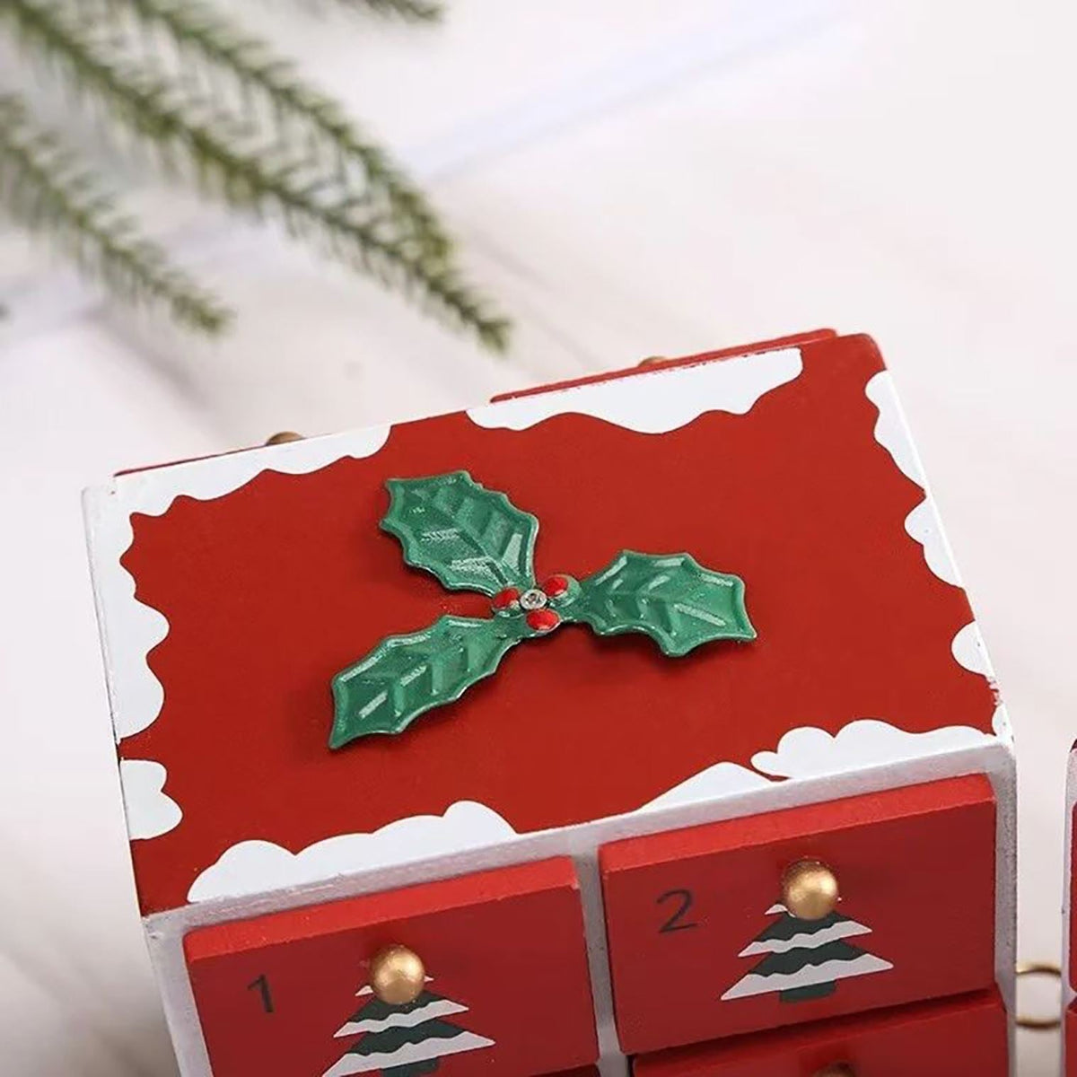 Santa Express Train Christmas Advent Calendar | Wooden Train Advent Calendar Advent Calendar - Tophatter Daily Deals