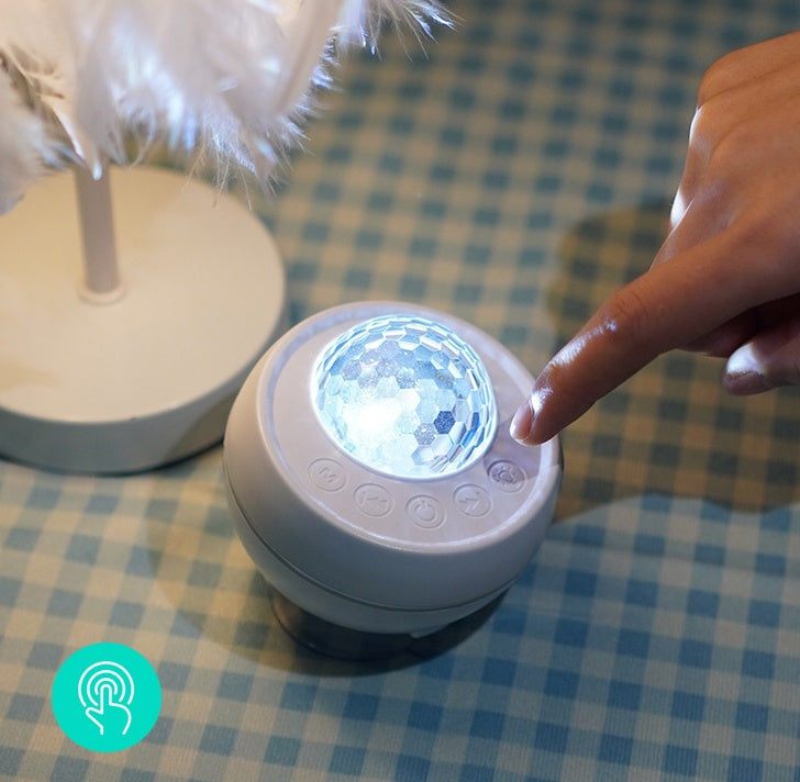 Bathroom Magic Sound Light Swimming Pool Outdoor Small Magic Ball Atmosphere Light Bluetooth Waterproof Speaker Music Voice Control Stage Small Audio White USB 0 - Tophatter Daily Deals