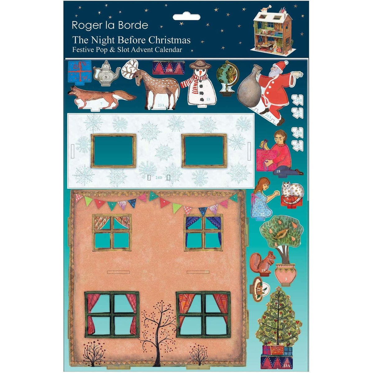 3D Christmas Advent Calendar The Night Before Christmas Pop & Slot Advent Calendar | Pop Up Advent Calendar Freestanding Advent Calendar | Advent Calendar House Advent Calendar - Tophatter Daily Deals