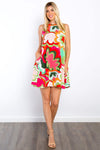 Be Stage Full Size Floral Sleeveless Mini Dress with Pockets Coral Casual Dresses - Tophatter Daily Deals