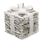 Set Of 3 LED Light Up Christmas Present Boxes | 3 Piece Rattan Snow Topped Light Up Xmas Christmas Gift Boxes | LED Christmas Parcels Christmas Decorations Ornament - Tophatter Daily Deals