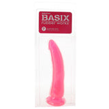 Basix Slim 7 Inch Dildo in Pink - Tophatter's Adult Products Dildo Sex Toys > Realistic Dildos - Tophatter Daily Deals