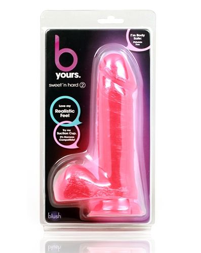 B Yours Sweet N Hard 2 (Blue) – Suction Cup Realistic Dildo 7" > Dildos > Realistic Dildos - Tophatter Daily Deals