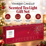 Yankee Candle Christmas Gift Set 10 Tea Lights and 1 Holder Scented Candle - Tophatter Daily Deals