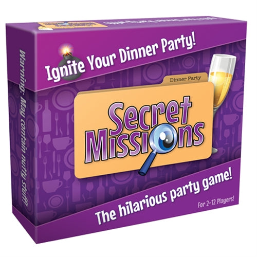 Secret Missions Dinner Party Game with 12 Secret Mission Badges and Metal Clip Badges > Novelties > Games - Tophatter Daily Deals