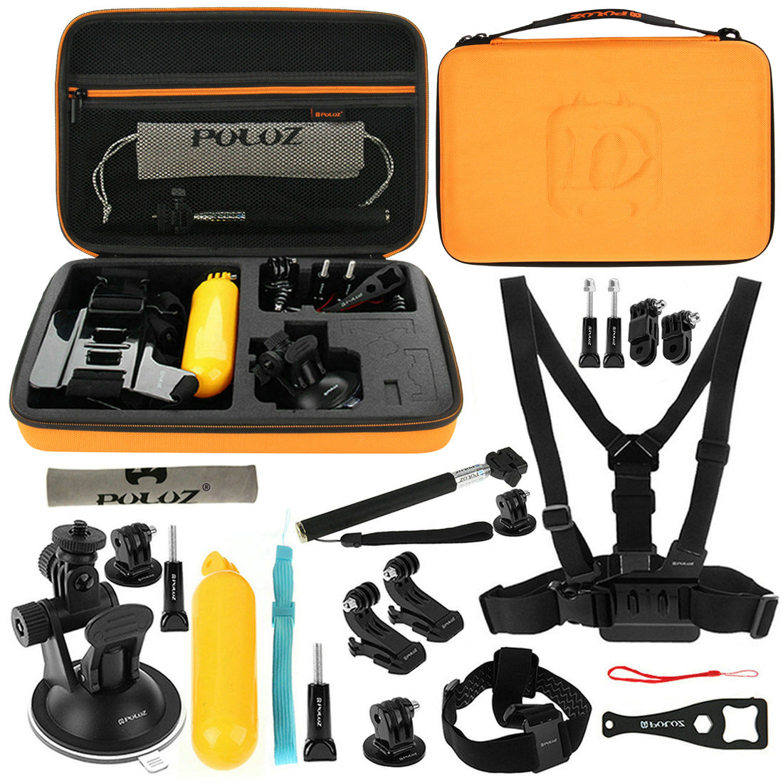 20-in-1 Set Sports Camera Accessory Set 20in1 0 - Tophatter Daily Deals