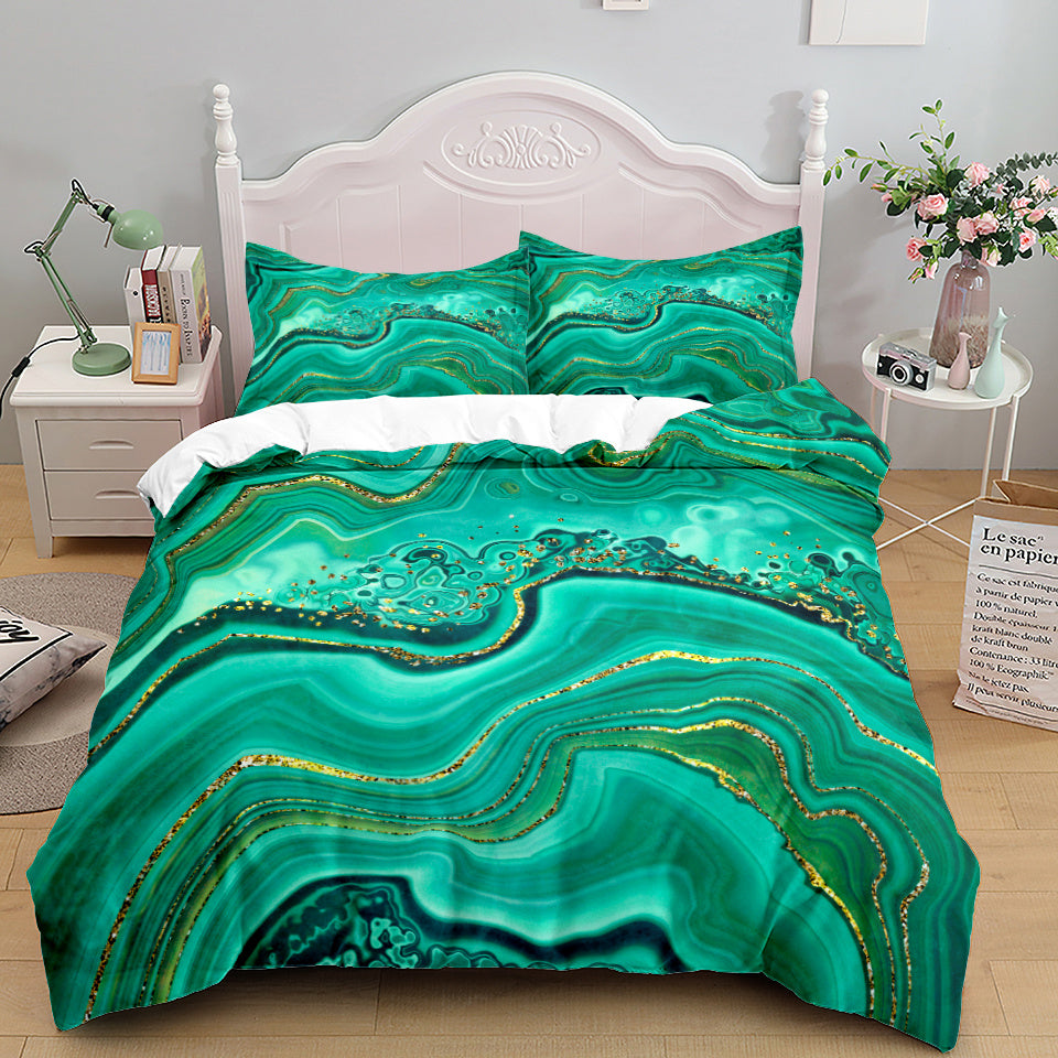 Bedding Home Textile Quilt Cover Three Piece Set C 0 - Tophatter Daily Deals