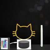 3D Acrylic Board Handwriting Message Board LED Light Style14 Black B 0 - Tophatter Daily Deals