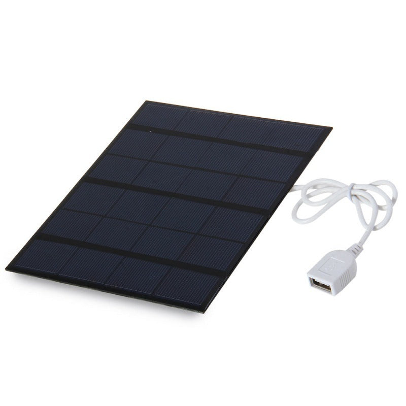3.5W 6V Solar Charger Solar Panel Power Bank Photo Color 0 - Tophatter Daily Deals