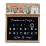 Pebble Family Christmas Advent Calendar | Magnetic Advent Calendar Wall Plaque Advent Calendar - Tophatter Daily Deals
