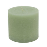 Light Green Pillar Candle | Church Candle Unscented Pillar Candle - 10x9cm Candle - Tophatter Daily Deals