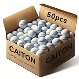 2-Ply Golf Balls with 332 Dimples (50pcs) Sports & Fitness > Golf > Golf Accessories - Tophatter Daily Deals