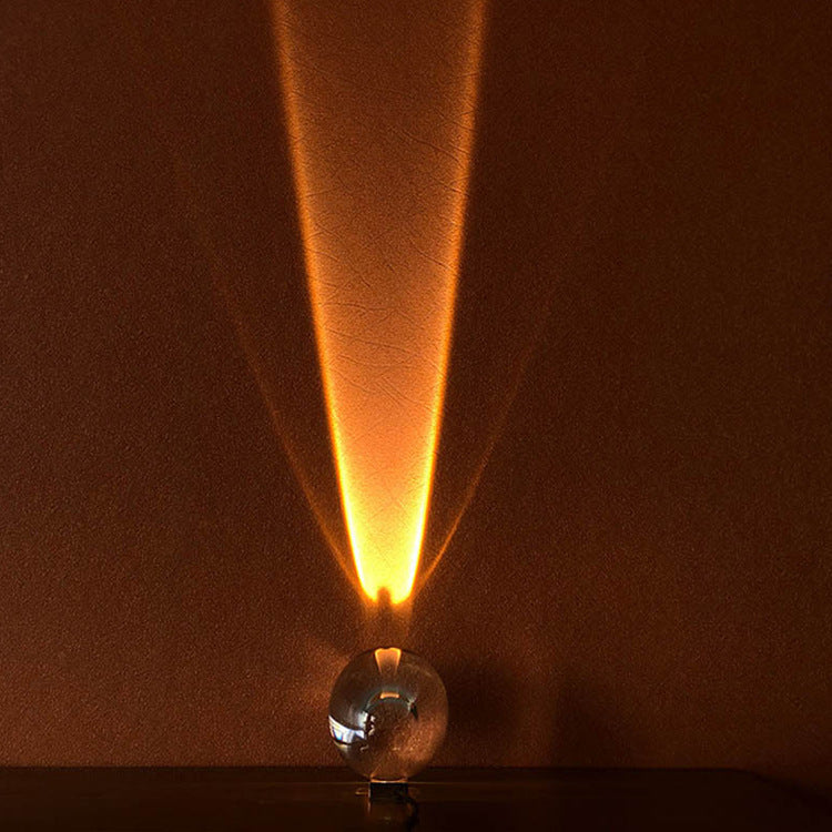 Bedside Atmosphere Projection Table Lamp Sky Angel Eye Crystal Table Lamp 0 - Tophatter Daily Deals