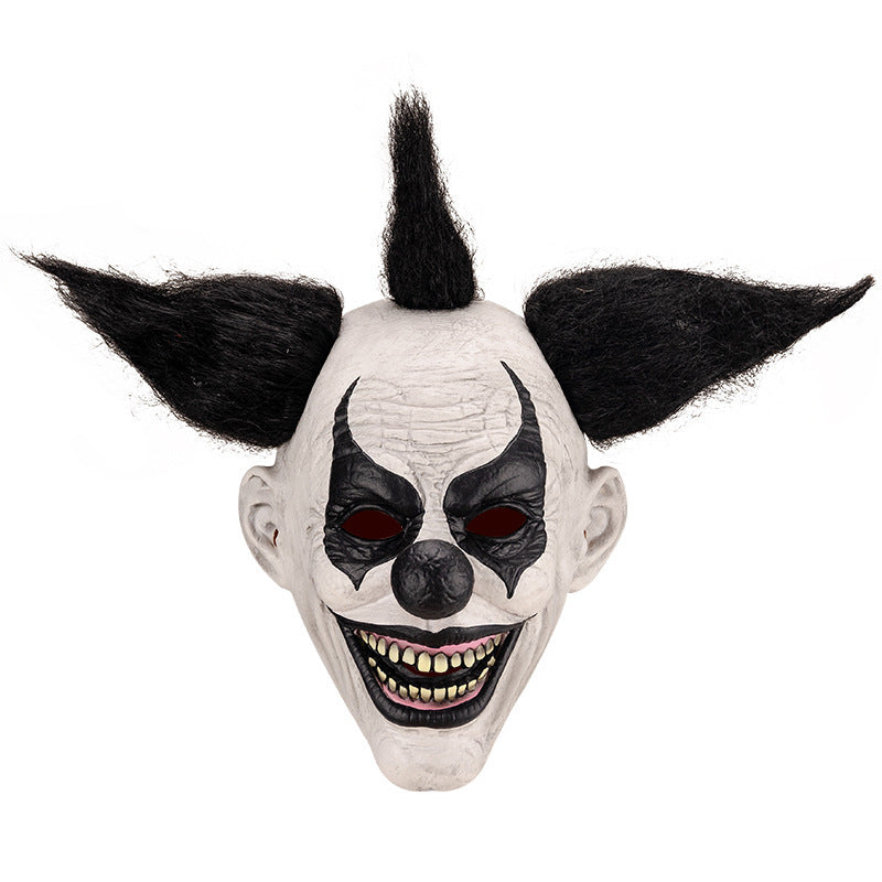 Latex Clown Mask One Piece Halloween Headgear Scary 3D Changing Face Moving Picture Frame - Tophatter Daily Deals