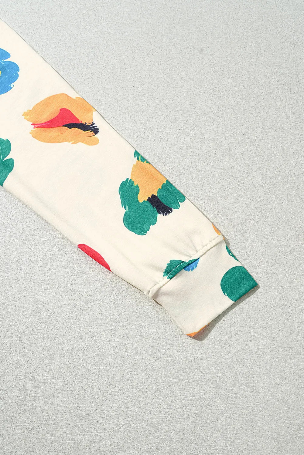 Apricot Leopard Print Long Sleeve Top and Skinny Pants Lounge Set Loungewear & Sleepwear/Loungewear - Tophatter Daily Deals