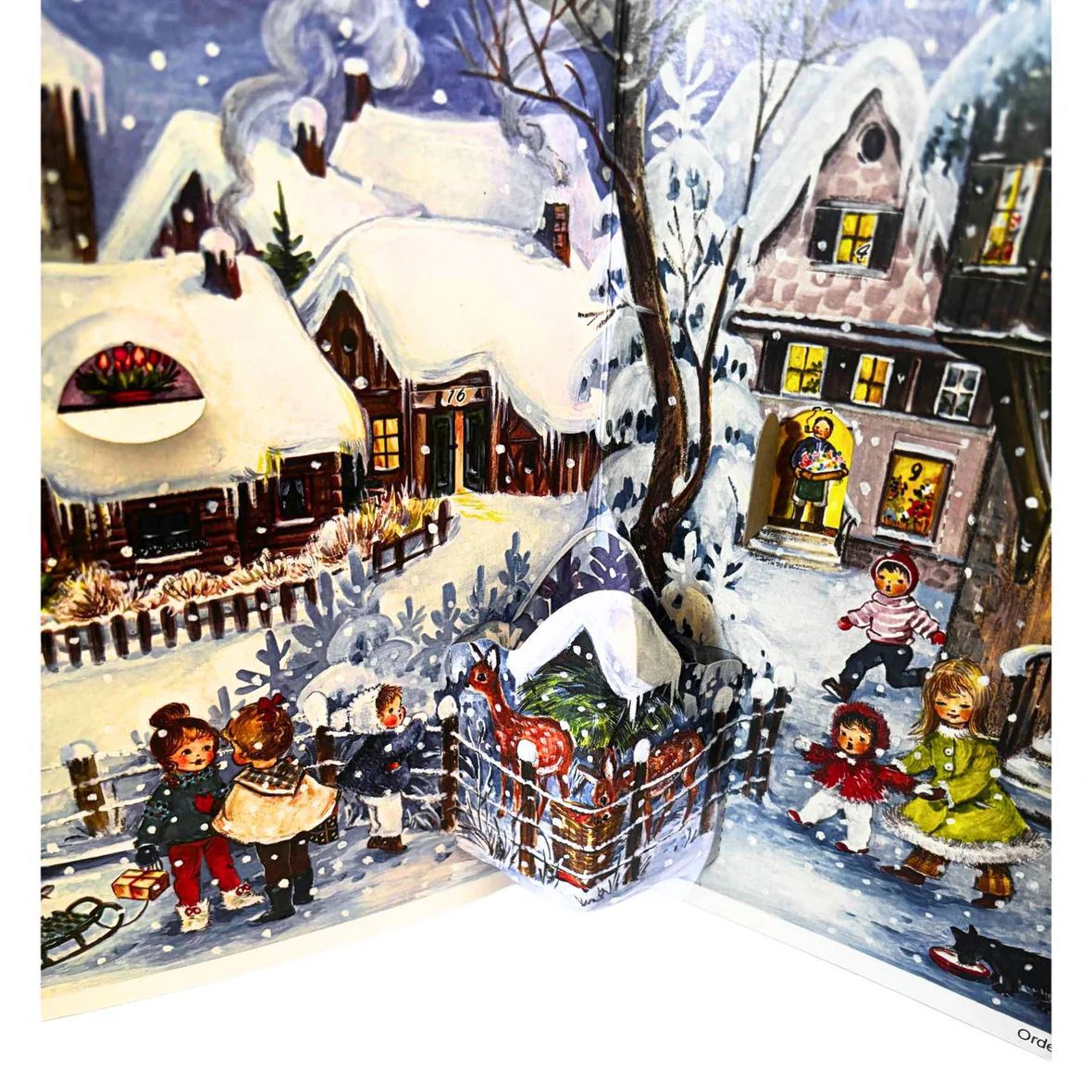 It's Snowing Christmas Advent Calendar | Traditional Picture Advent Calendar Advent Calendar - Tophatter Daily Deals