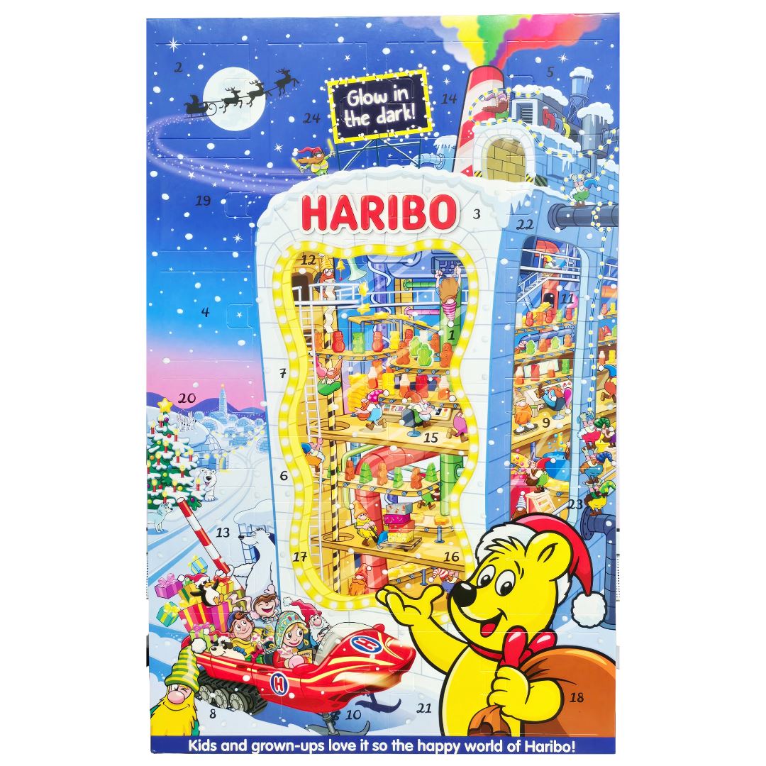 Haribo Christmas Advent Calendar | Sweet Advent Calendar for Kids Adults Advent Calendar - Tophatter Daily Deals