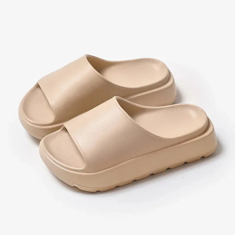 Fish Mouth Slippers Khaki Slippers - Tophatter Daily Deals