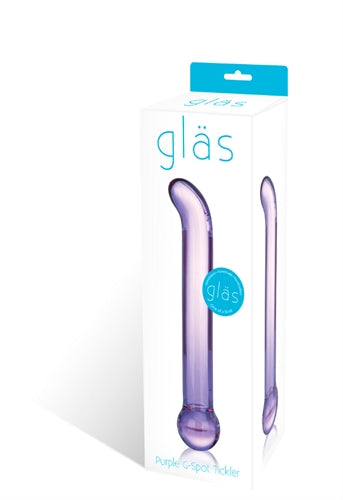 Glas 6.75 Inch Purple G-Spot Tickler Hand Blown Glass Dildo > Glass > Dildos - Tophatter Daily Deals