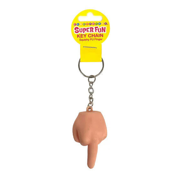 Little Genie Super Fun Squishy Middle Finger Key Chain – Cheeky Accessory 6-Pack > Novelties > Gag Gifts - Tophatter Daily Deals