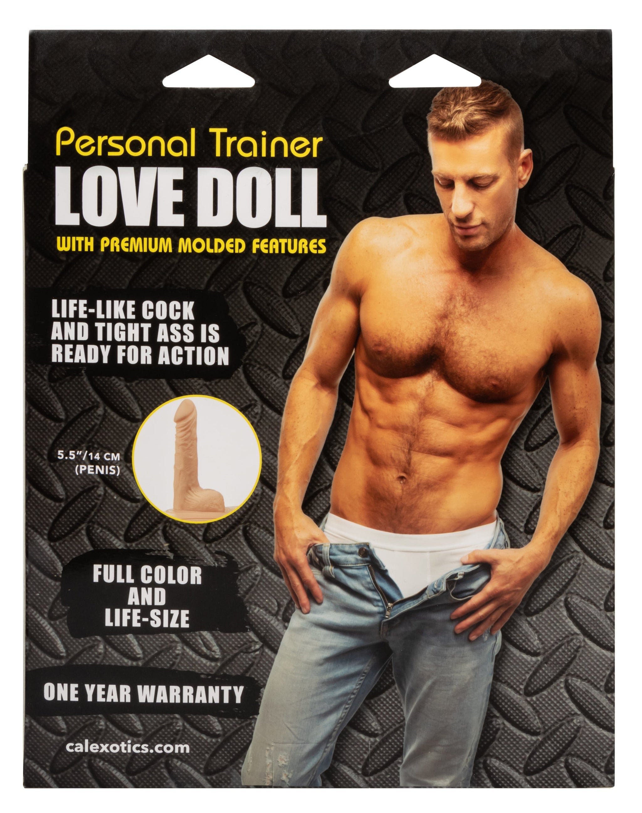 Personal Trainer Love Doll Life-Size Male Inflatable Sex Doll with Full Colour Face and 5.5 Inch Life-Like Cock > Sex Toys > Sex Dolls > Novelty Inflatables - Tophatter Daily Deals