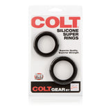 Colt Silicone Super Rings – Durable Stretchy Erection Enhancers Set of Two Rings > Cock Ring > Sets - Tophatter Daily Deals