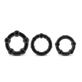 Stay Hard Beaded Cock Rings – Set of 3 Sizes Cock Rings > Cock Ring > Sets - Tophatter Daily Deals