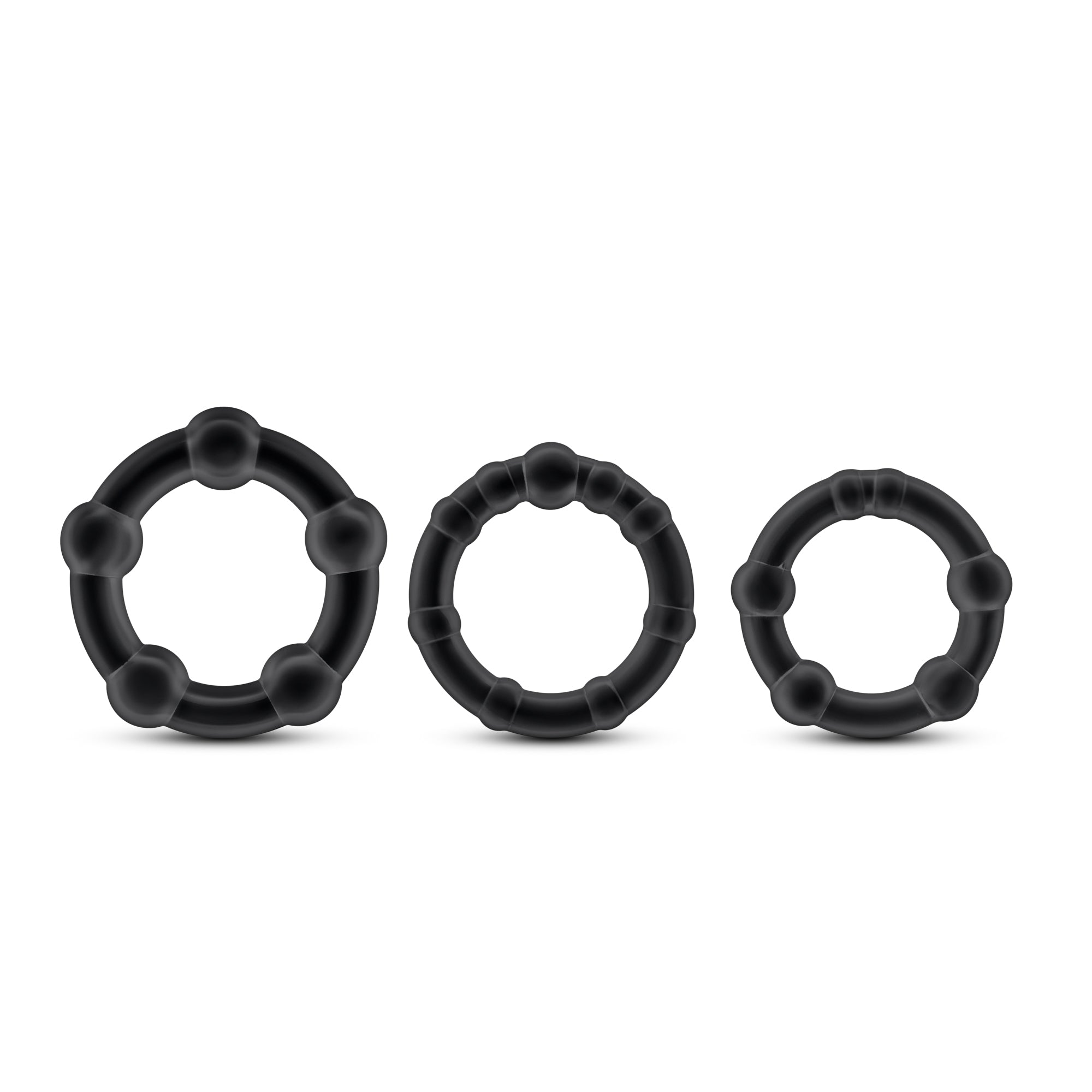 Stay Hard Beaded Cock Rings – Set of 3 Sizes Cock Rings > Cock Ring > Sets - Tophatter Daily Deals