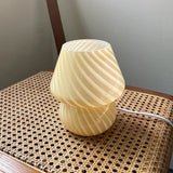 Bedside Lamp Nordic Style Glass Table Lamp Retro Bedroom Lamp Yellow 0 - Tophatter Daily Deals