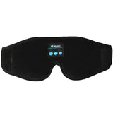 3D Eye Mask Bluetooth Sleep Comfortable Music Bluetooth Headset Black 0 - Tophatter Daily Deals