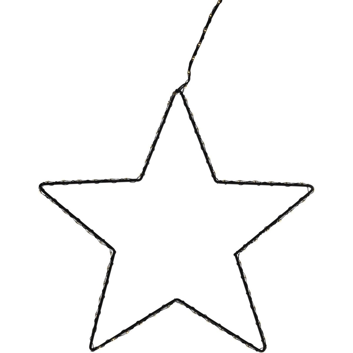 Medium Silhouette LED Christmas Star | 77 LED Star Light Window Decoration - 28cm LED Light - Tophatter Daily Deals