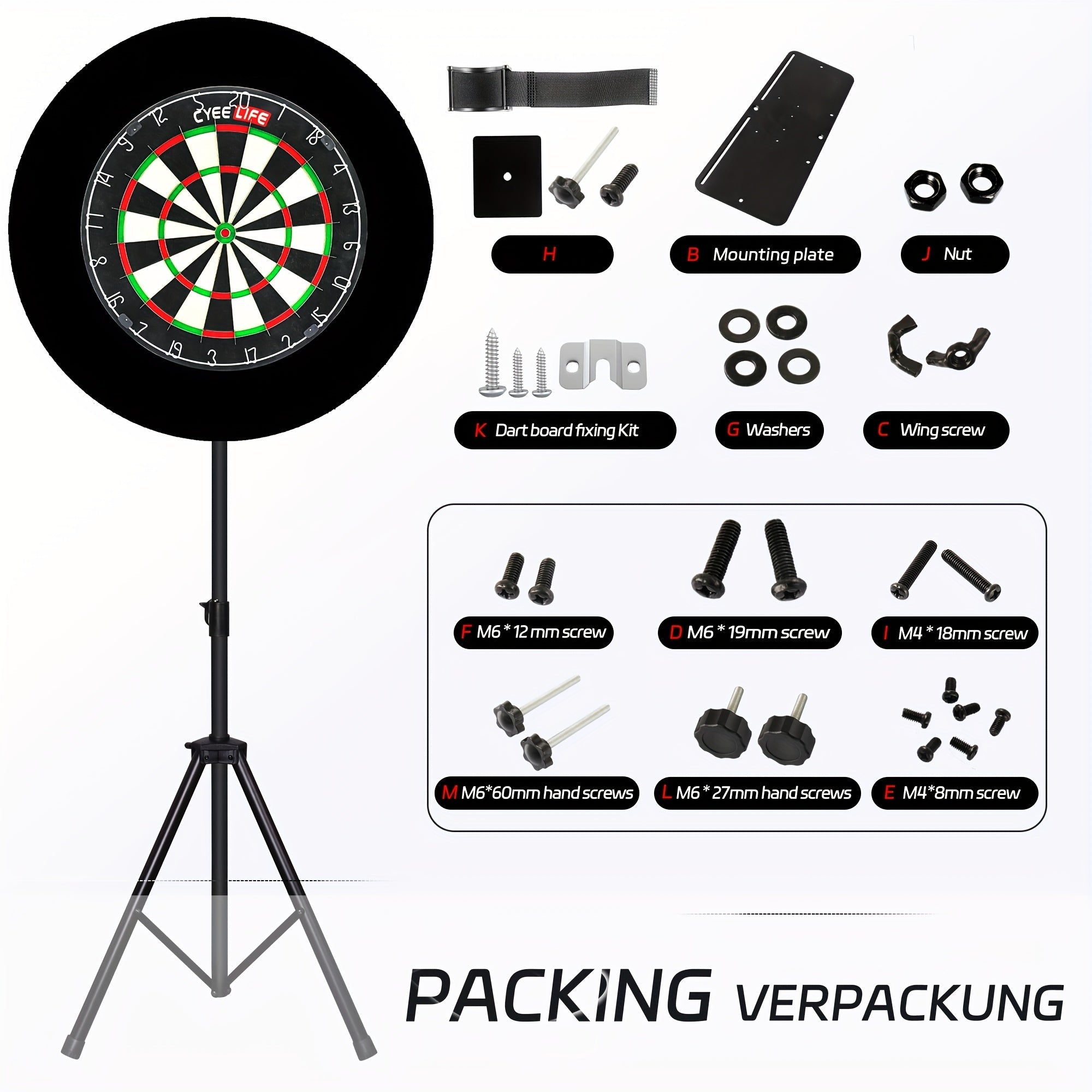 Dart Target Tripod Stand for All Ages Boating & Water Sports - Tophatter Daily Deals