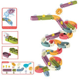 Baby Bath Toys DIY Marble Race Run Assembling Track 66-Pieces Toys & Games - Tophatter Daily Deals