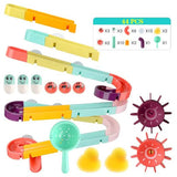 Baby Bath Toys DIY Marble Race Run Assembling Track Toys & Games - Tophatter Daily Deals