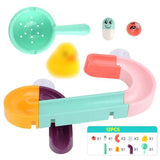 Baby Bath Toys DIY Marble Race Run Assembling Track Toys & Games - Tophatter Daily Deals
