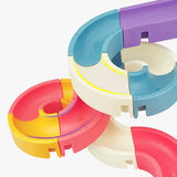 Baby Bath Toys DIY Marble Race Run Assembling Track Toys & Games - Tophatter Daily Deals