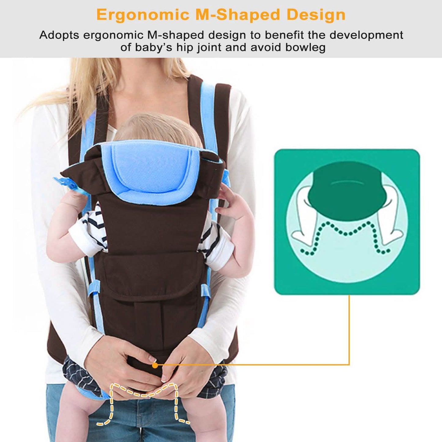 Baby Carrier Breathable Adjustable Wrap Baby Gear - Tophatter Daily Deals