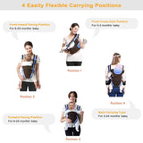 Baby Carrier Breathable Adjustable Wrap Baby Gear - Tophatter Daily Deals