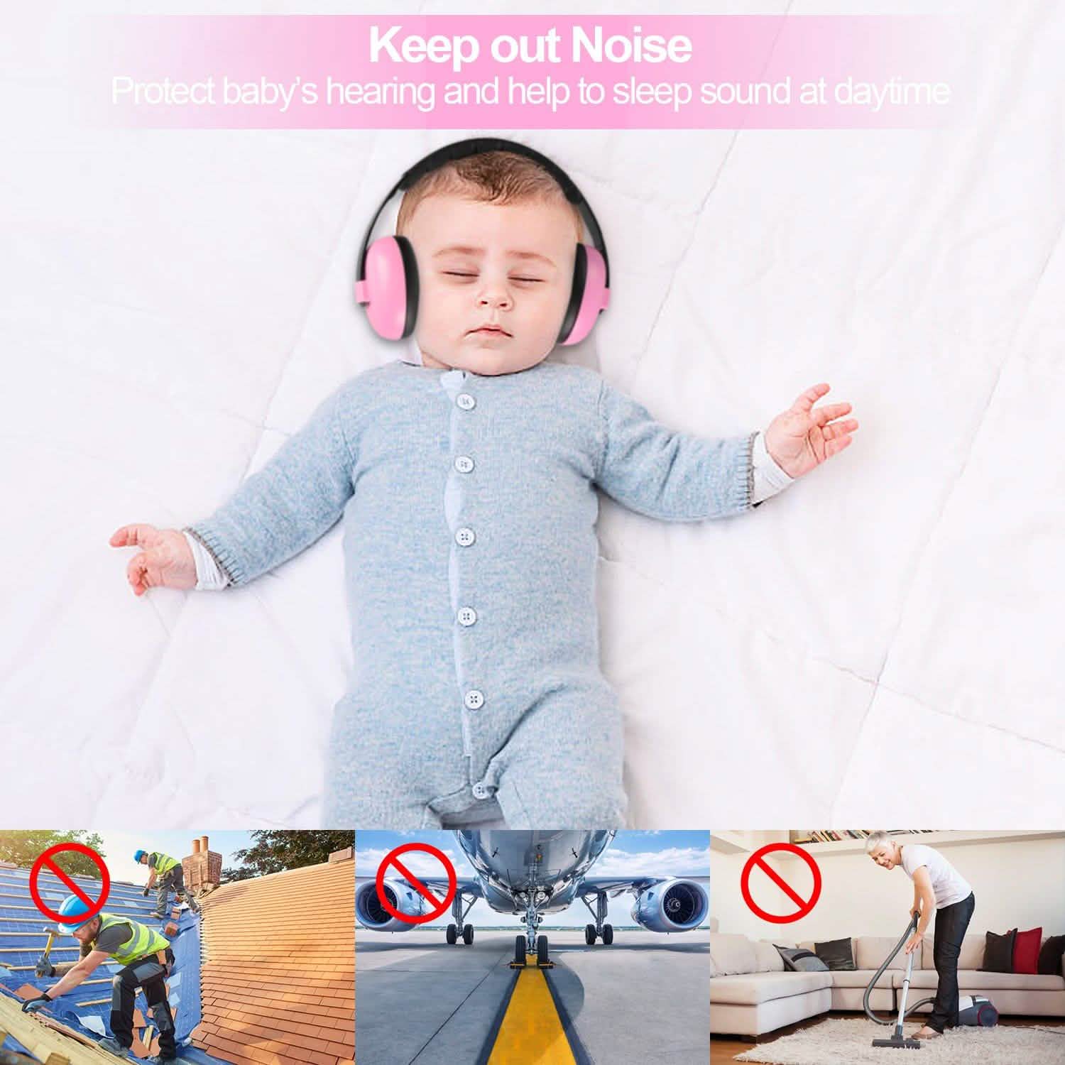 Baby Earmuffs Hearing Protection Baby Gear - Tophatter Daily Deals