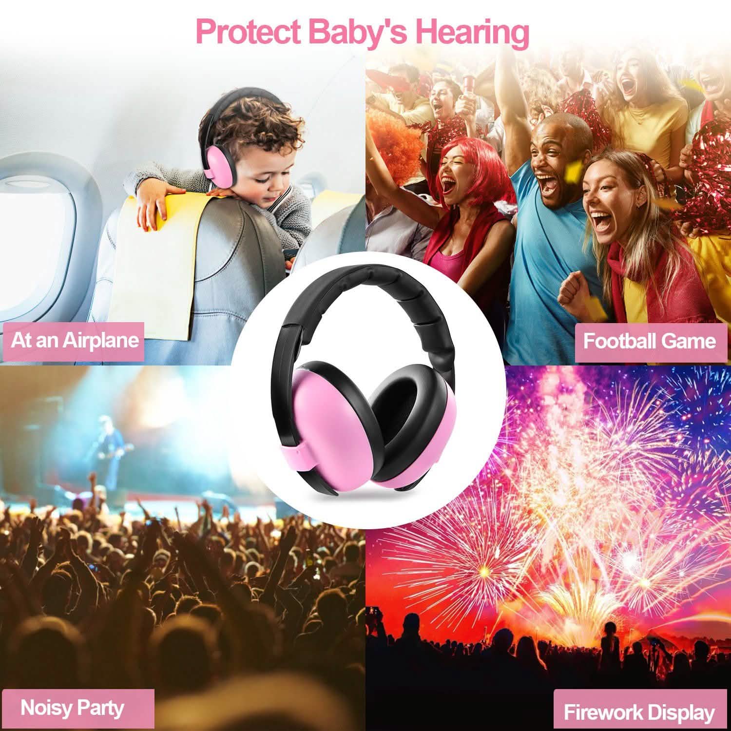 Baby Earmuffs Hearing Protection Baby Gear - Tophatter Daily Deals