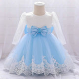 Baby Girls' Basic Christening Floral Dress Blue Kids' & Baby Clothing - Tophatter Daily Deals