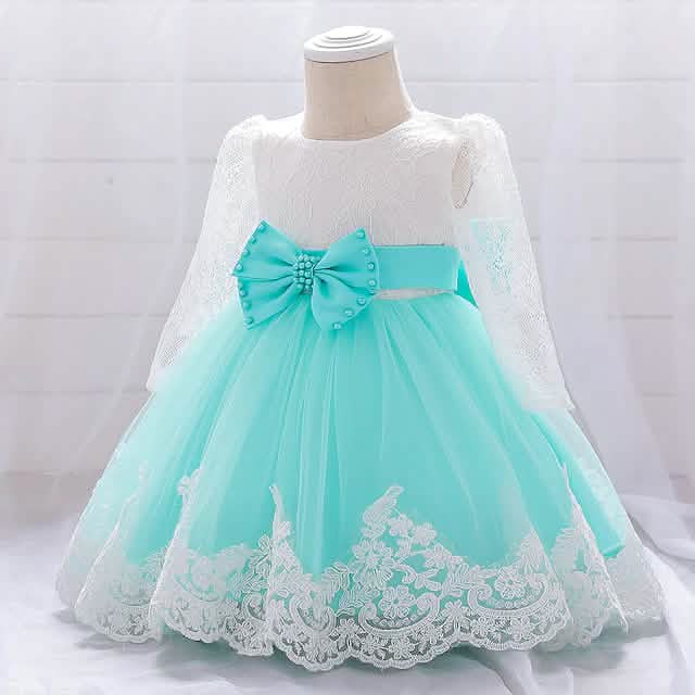 Baby Girls' Basic Christening Floral Dress Kids' & Baby Clothing - Tophatter Daily Deals