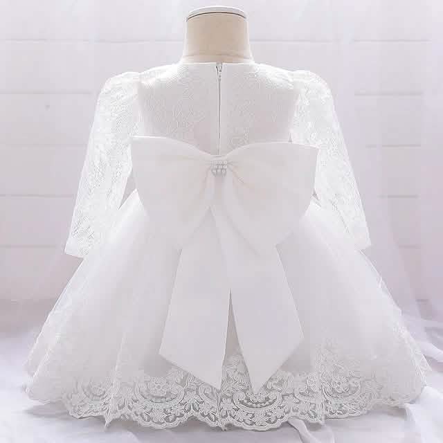 Baby Girls' Basic Christening Floral Dress Kids' & Baby Clothing - Tophatter Daily Deals