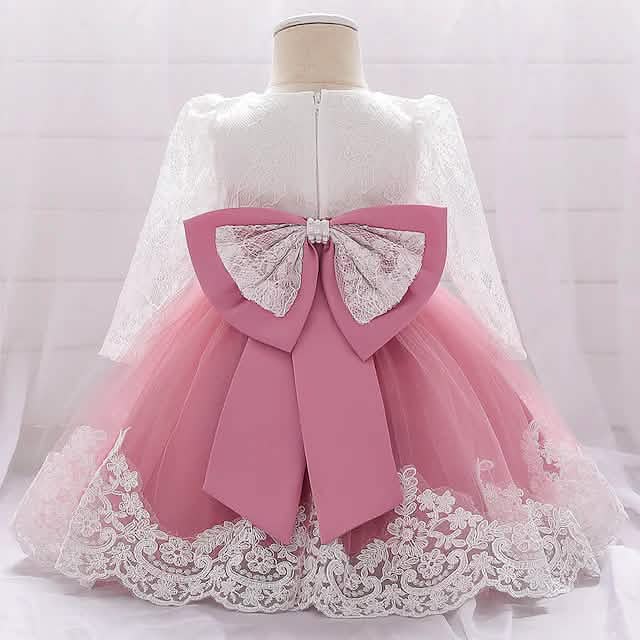 Baby Girls' Basic Christening Floral Dress Kids' & Baby Clothing - Tophatter Daily Deals