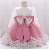 Baby Girls' Basic Christening Floral Dress Kids' & Baby Clothing - Tophatter Daily Deals