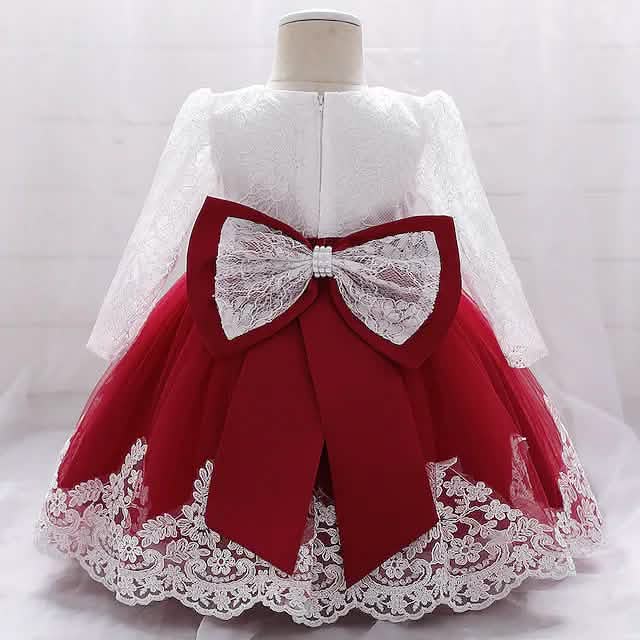 Baby Girls' Basic Christening Floral Dress Kids' & Baby Clothing - Tophatter Daily Deals