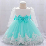 Baby Girls' Basic Christening Floral Dress Green Kids' & Baby Clothing - Tophatter Daily Deals