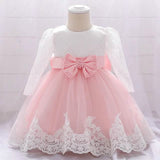 Baby Girls' Basic Christening Floral Dress Pink Kids' & Baby Clothing - Tophatter Daily Deals
