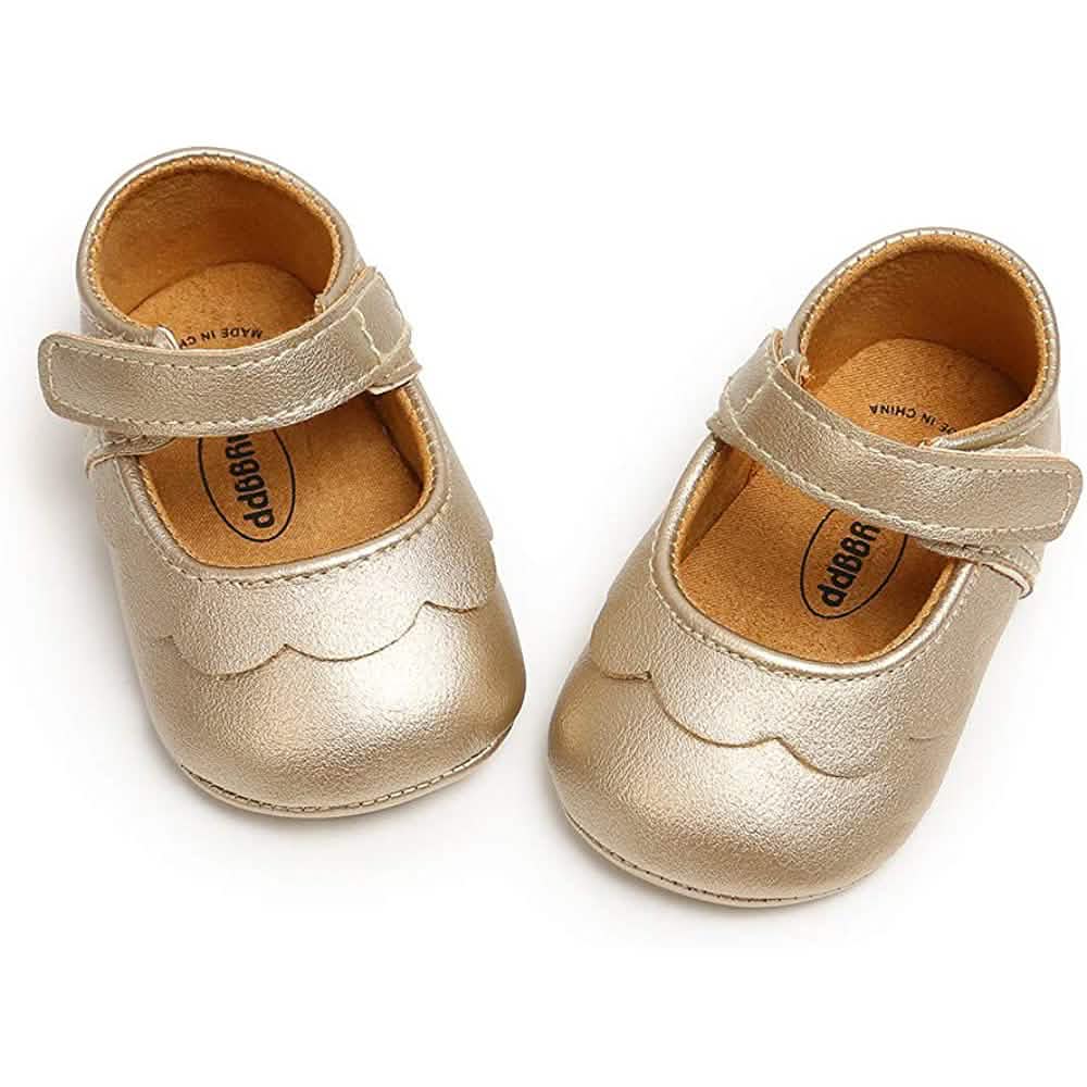 Baby Girls Mary Jane Flats Non-Slip Toddler First Walkers Princess Dress Shoes Kids' & Baby Clothing - Tophatter Daily Deals