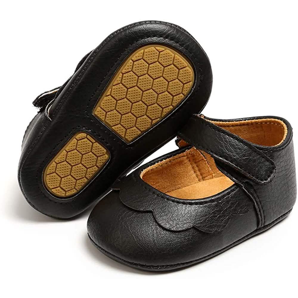 Baby Girls Mary Jane Flats Non-Slip Toddler First Walkers Princess Dress Shoes Kids' & Baby Clothing - Tophatter Daily Deals